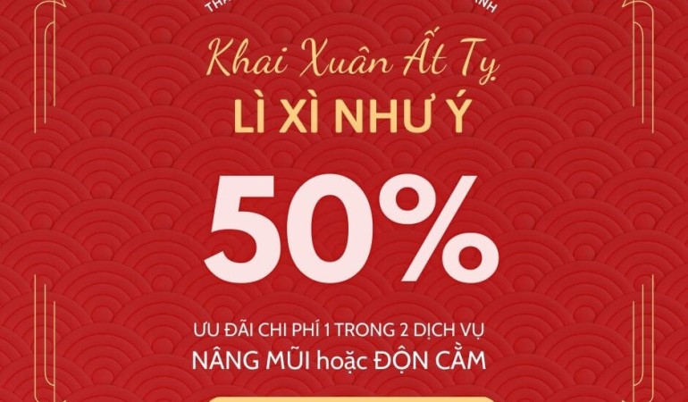 KHAI XUÂN ẤT TỴ – LÌ XÌ NHƯ Ý: ƯU ĐÃI 2 DỊCH VỤ ĐƯỢC YÊU THÍCH NHẤT